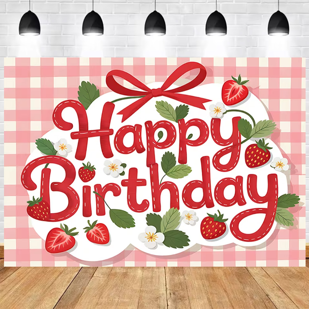 Sweet Strawberry Happy Birthda - Photography Cheat Sheet 评论和价格