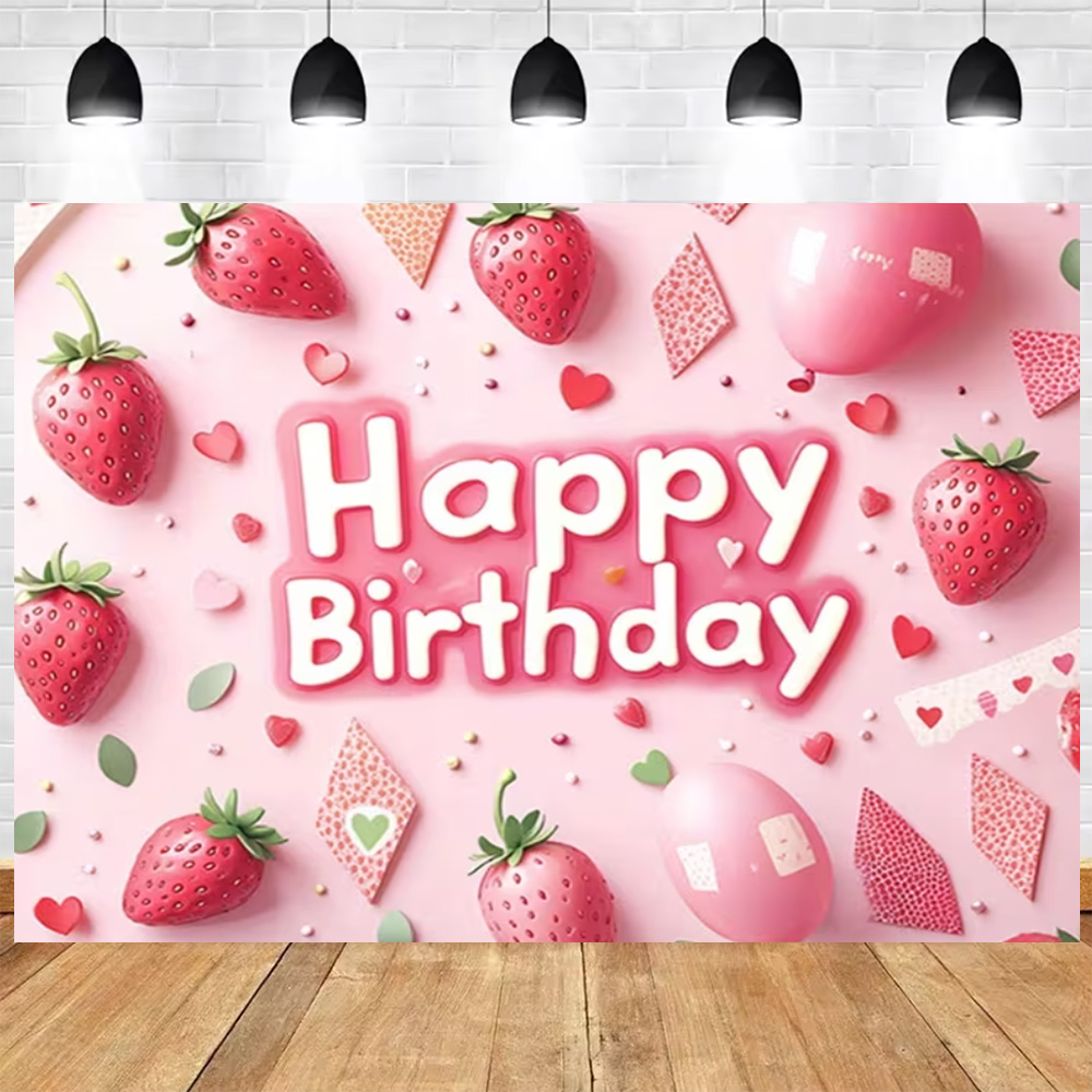Sweet Strawberry Happy Birthda - Photography Cheat Sheet 评论和价格