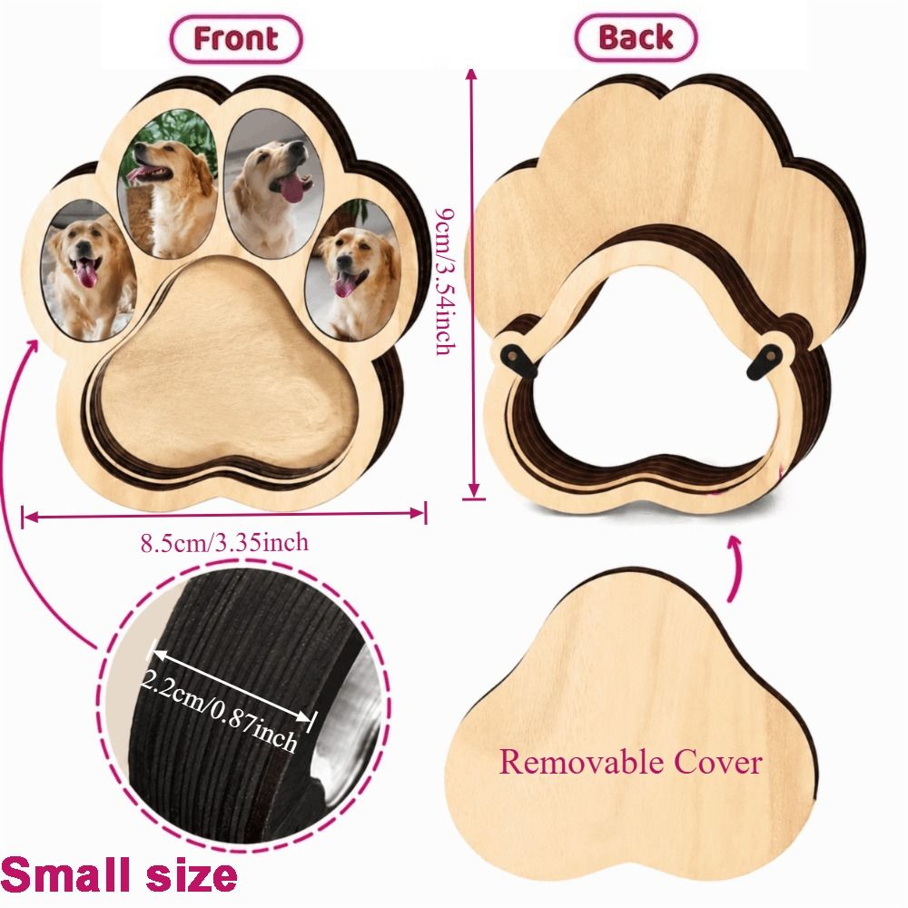 Wooden Pet Fur Keepsake Box Re - Photographic Memory 评论和价格
