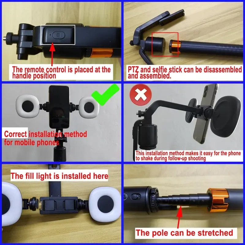 Selfie Stick Tripod Rechargeab - Photography Basics 评论和价格