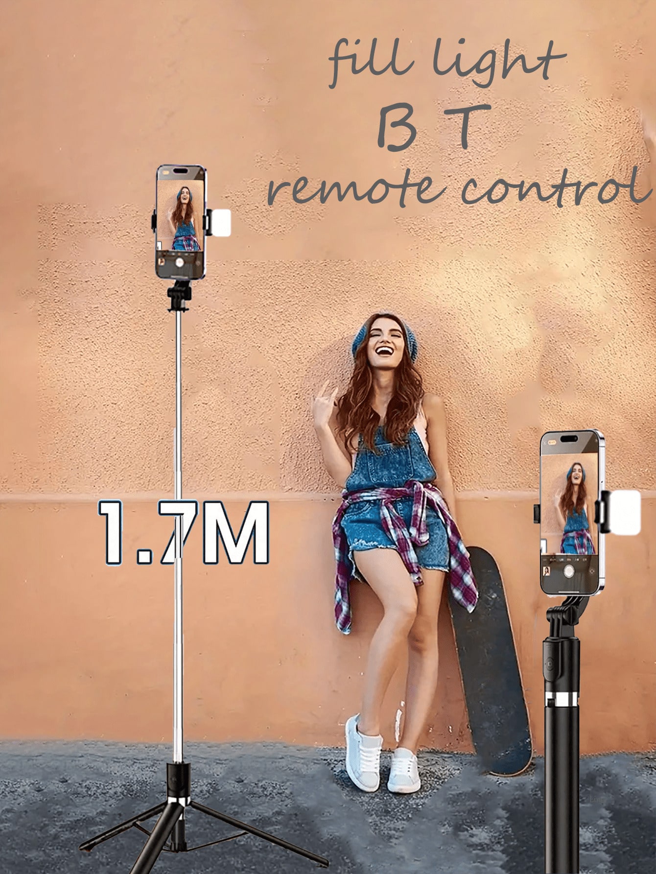 1.7M/66.9In Selfie Stick Tripo - Photography Basics 评论和价格