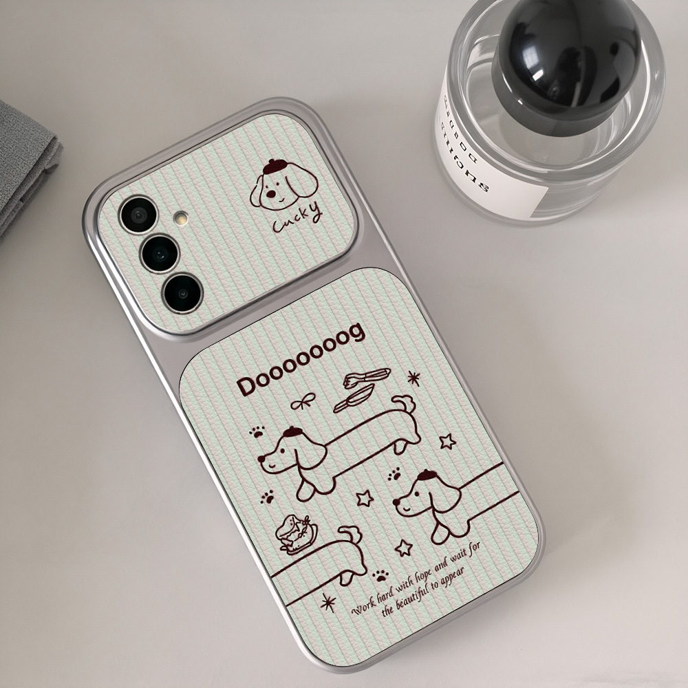 Cartoon Dachshund Phone Case F - Camera Wrist Strap 评论和价格