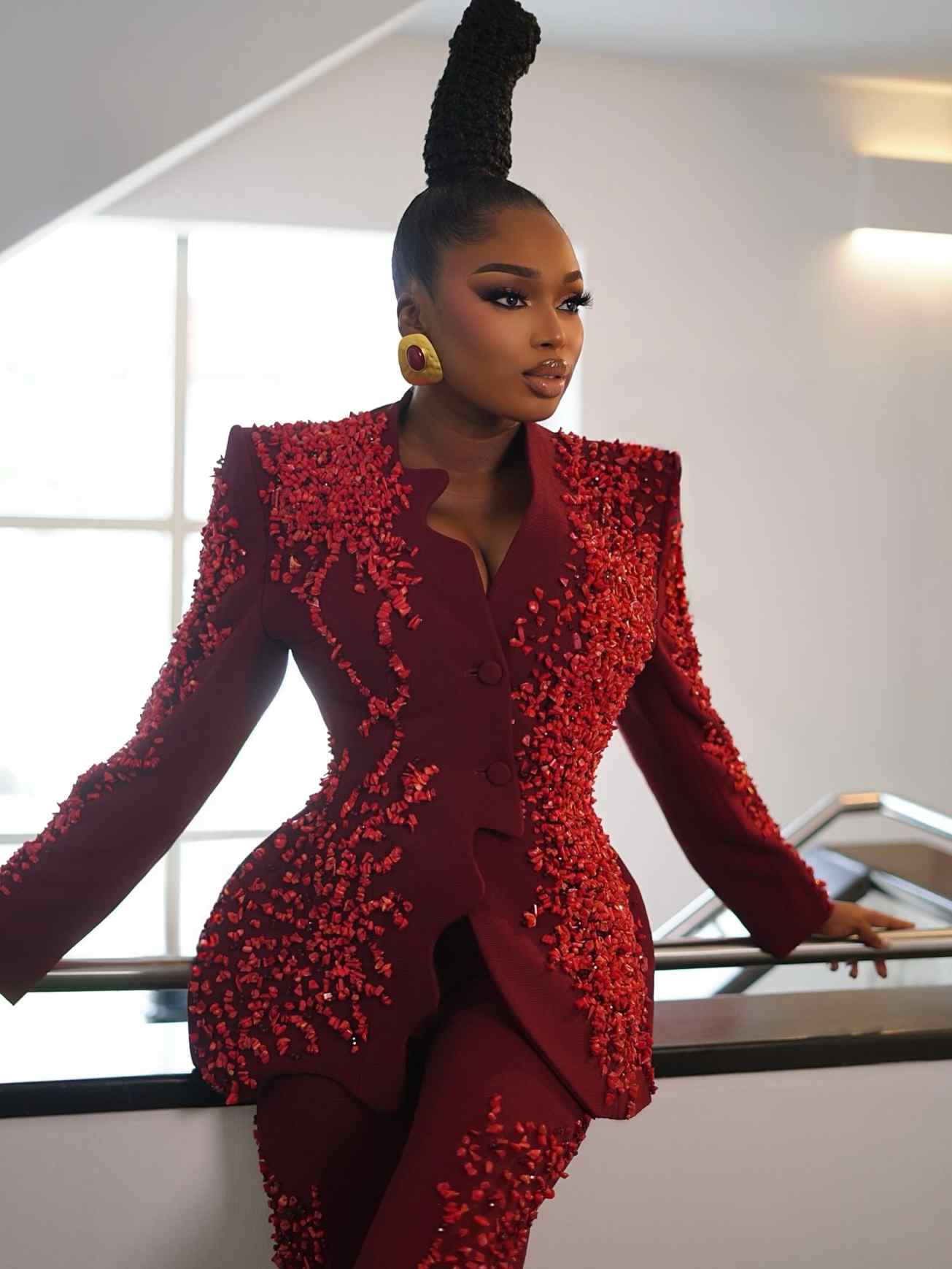 Slim Fit Women Suits Customize - Photography Geometry 评论和价格