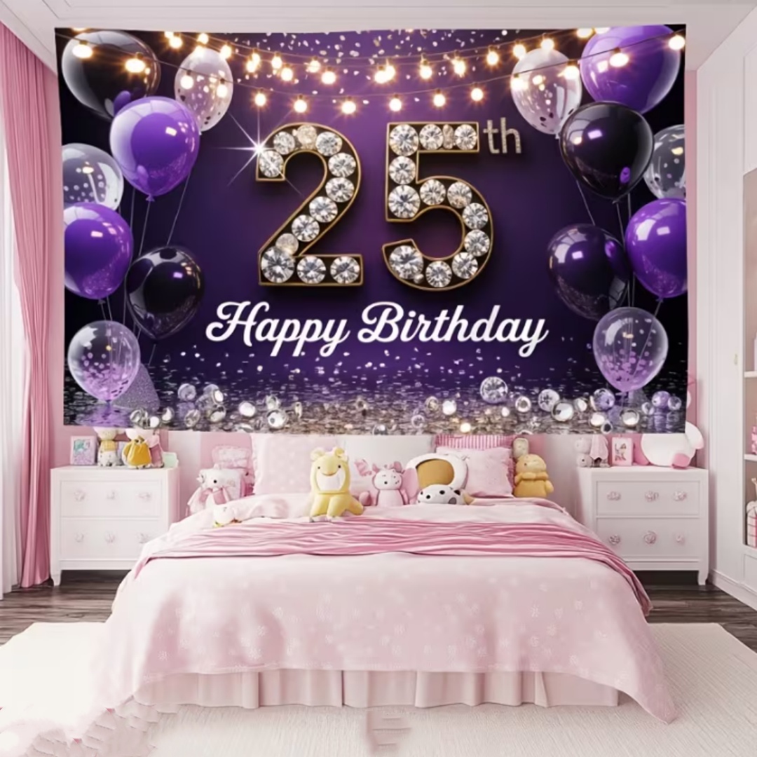 25th Happy Birthday Party Deco - Photography Cheat Sheet 评论和价格