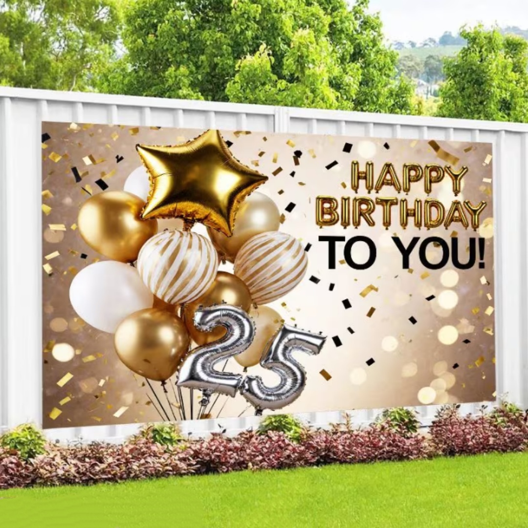 25th Happy Birthday Party Deco - Photography Cheat Sheet 评论和价格