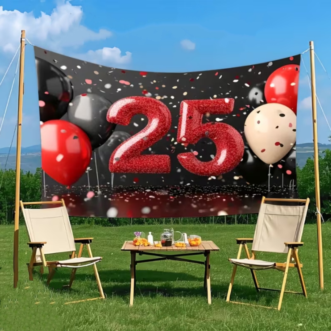 25th Happy Birthday Party Deco - Photography Cheat Sheet 评论和价格