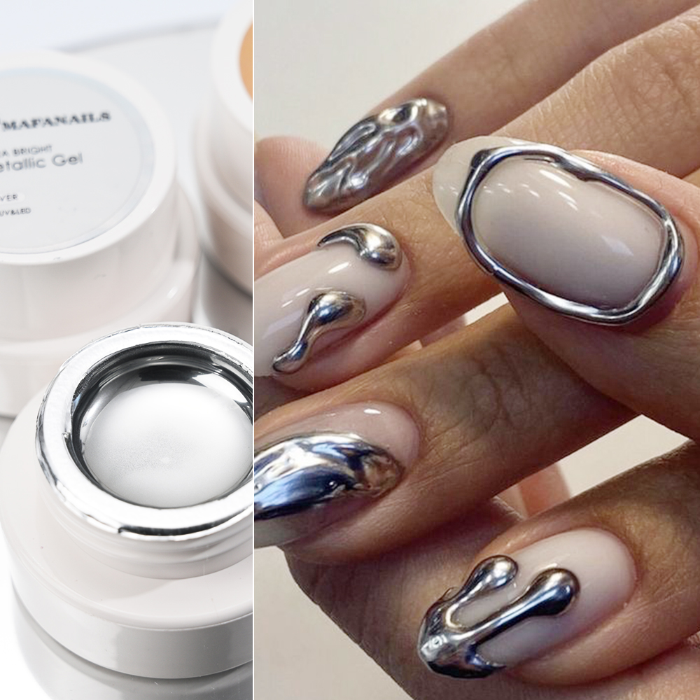 5ml Silver Gold Metallic Gel N - Photography Design 评论和价格