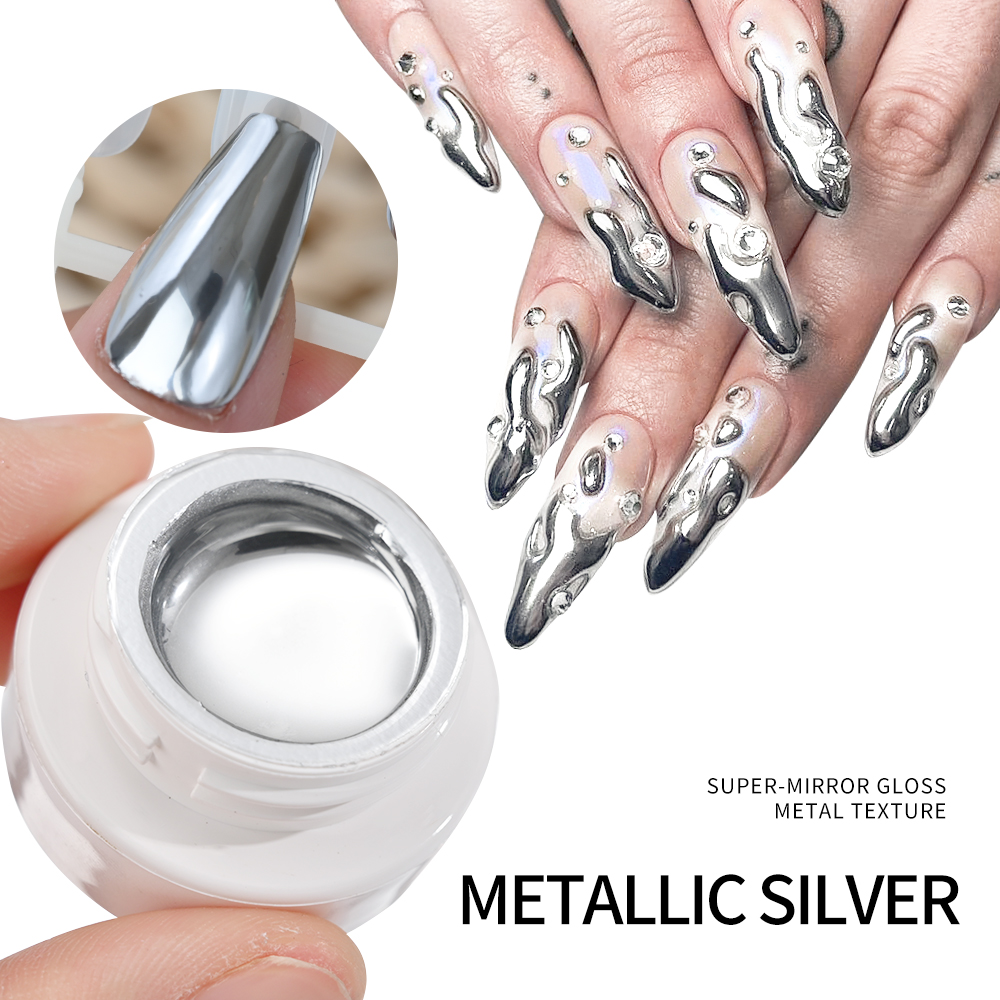 5ml Silver Gold Metallic Gel N - Photography Design 评论和价格