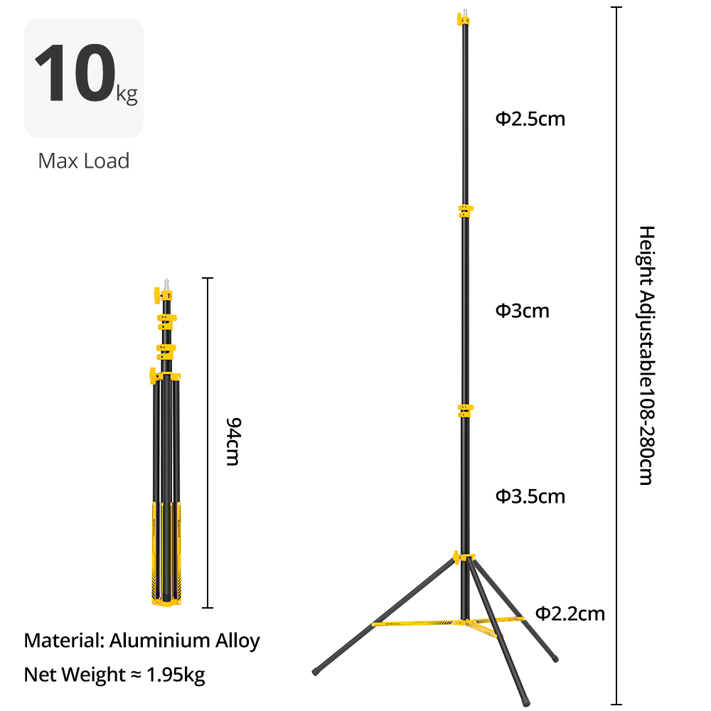 AMBITFUL GM280Y 280cm Professi - Photography Basics 评论和价格