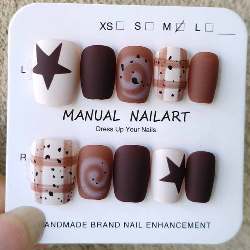 10Pcs Autumn and Winter Nail A - Photography Design 评论和价格