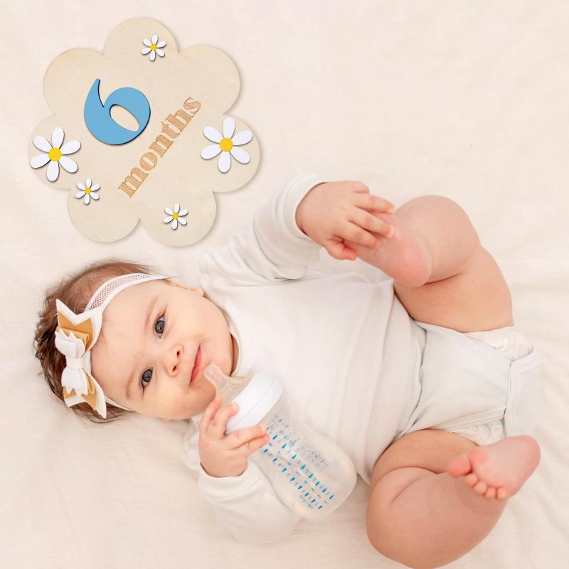 Wooden Baby Monthly Milestone  - Photography Cheat Sheet 评论和价格