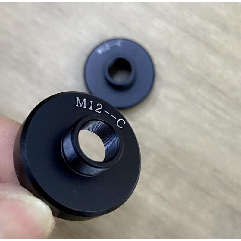 1PCS M12x0.5 CCD Microscope Ca - Lens Adapter Ring 评论和价格